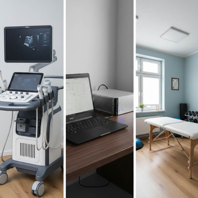 Sprzęt medyczny, IT i remonty finansowane przez fundusze unijne dla POZ.